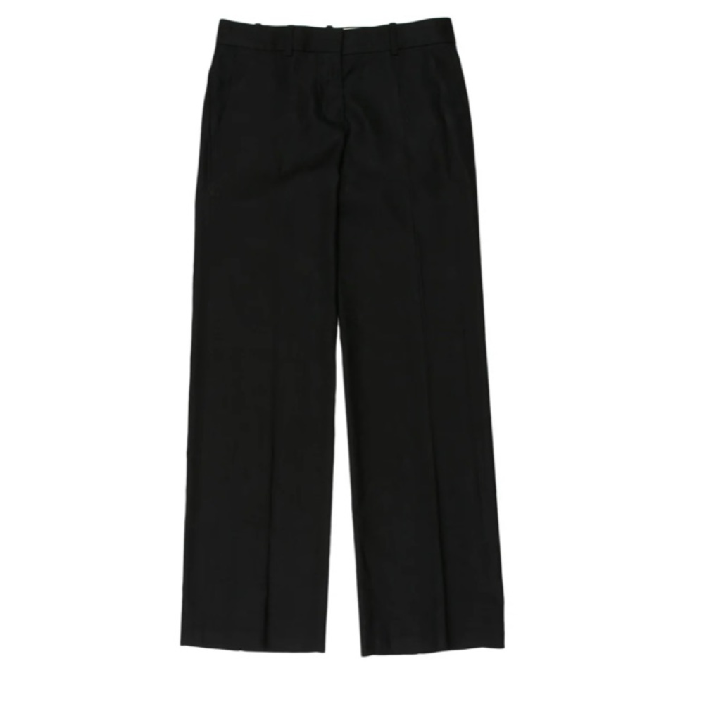 Chloe Black Silk & Wool Pants